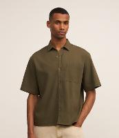 Camisa Boxy em Algodão com Bolso e Textura - 2