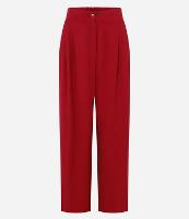 Calça Wide Leg Alfaiatada em Vicose com Pregas - 1