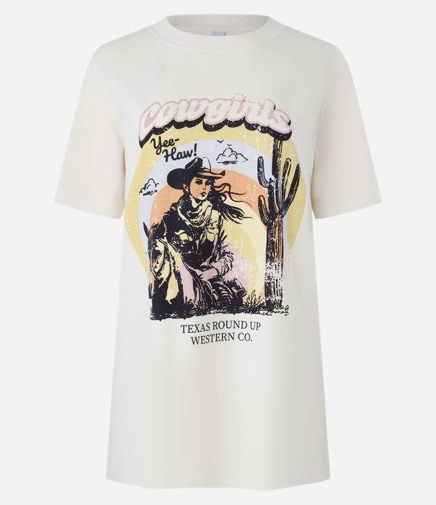 Camiseta T-shirt em Algodão com Estampa Cowgirls - 1