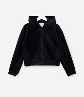 Jaqueta Infantil em Plush Canelada - Tam 5 a 14 Anos - 1