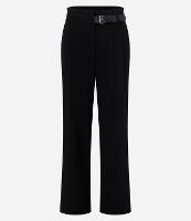 Calça Wide Leg Alfaiatada com Cinto em PU - 1