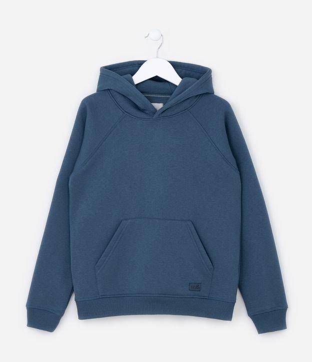 Casaco Infantil Básico com Capuz e Bolsos - Tam- 5 a 14 Anos - 1