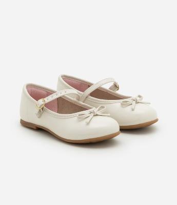 Sapatilha Infantil com Laço Aplicado Molekinha - Tam 20 ao 25