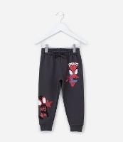 Calça Jogger Infantil em Moletom com Estampa Spidey - Tam 2 a 6 Anos - 1