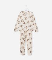 Pijama Infantil Canelado com Estampa do Mickey - Tam 2 a 8 Anos - 1