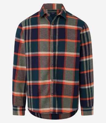 Camisa em Flanela com Estampa Xadrez