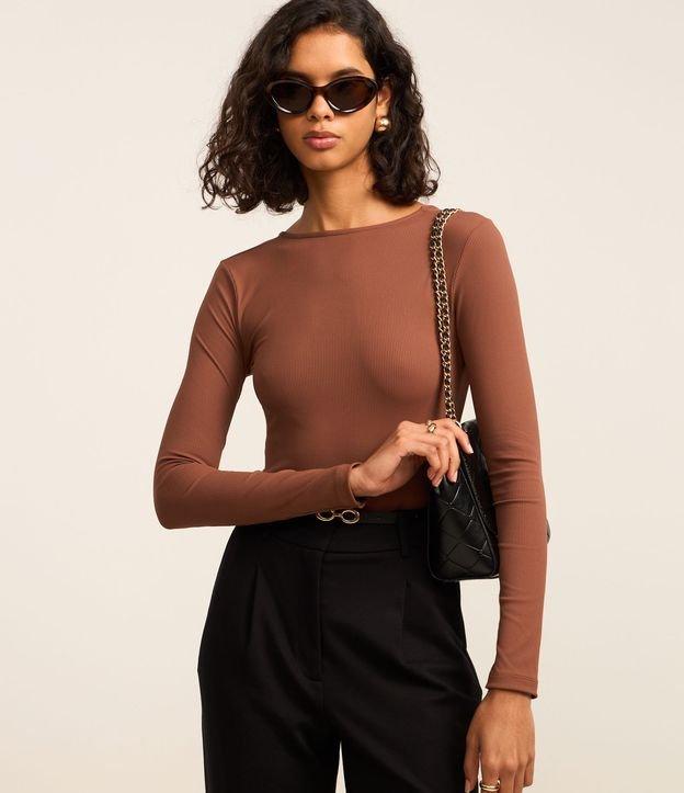 Body Texturizado em Microfibra com Tiras Torcidas nas Costas - 2