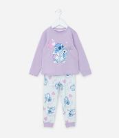 Pijama Infantil em Algodão com Estampa Stitch - Tam 2 a 4 Anos - 1