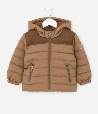 Jaqueta Infantil em Microfibra com Recortes - Tam- 1 a 4 Anos