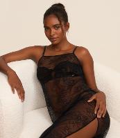 Camisola Alcinha em Laise com Textura Floral - 1