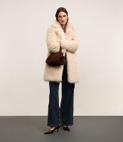 Casaco Longo Peluciado com Caimento Pesado - 2