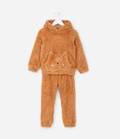 Conjunto Infantil com Estampa Interativa Raposa - Tam 1 a 5 Anos - 1