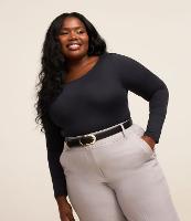 Body em Microfibra com Decote Canoa Curve & Plus Size - 1