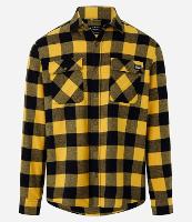 Camisa Comfort com Estampa Xadrez e Bolsos - 1