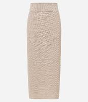 Saia Longa em Tricô com Ponto Diferenciado - 1