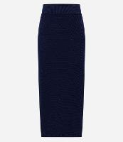 Saia Longa em Tricô com Ponto Diferenciado - 1