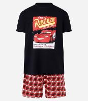 Pijama Curto em Algodão com Estampa do Carros - 1