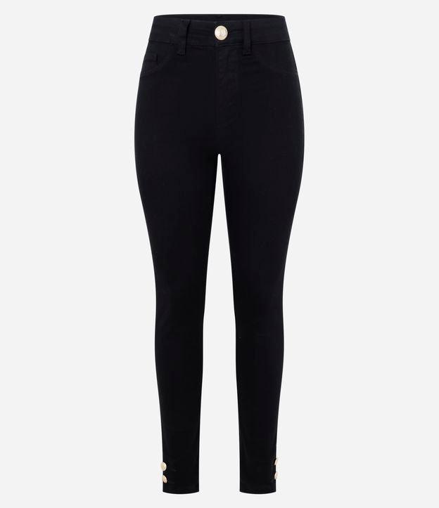 Calça Skinny em Sarja com Elastano e Cintura Alta - 1
