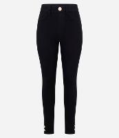 Calça Skinny em Sarja com Elastano e Cintura Alta - 1
