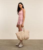 Bermuda Crossfiteira em Microfibra com Cós Alto e Viés Contrastante - 2