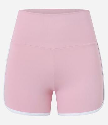 Bermuda Crossfiteira em Microfibra com Cós Alto e Viés Contrastante