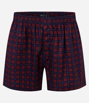 Cueca Samba Canção em Tricoline com Estampa Xadrez