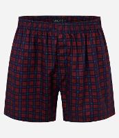 Cueca Samba Canção em Tricoline com Estampa Xadrez - 1