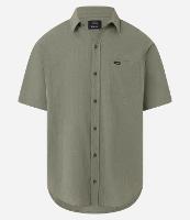 Camisa Relaxed em Algodão com Textura e Bolso - 1