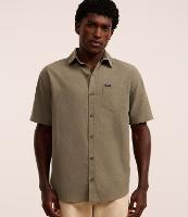 Camisa Relaxed em Algodão com Textura e Bolso - 2