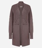 Cardigan em Tricô com Cava Deslocado - 1