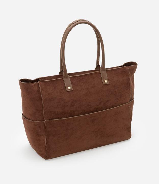 Bolsa Shopper Grande com Alça Média e Recortes - 1