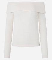 Blusa Texturizada com Decote Ombro a Ombro - 1