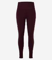 Calça Legging Esportiva em Microfibra com Friso Lateral Contrastante - 1