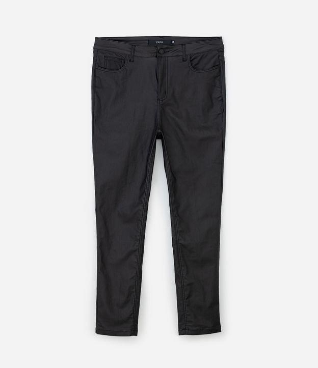 Calça Skinny em Bengaline Resinada Curve & Plus Size - 1