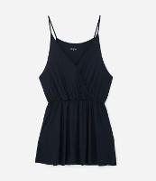 Saída de Praia Microfibra com Transpassado Curve & Plus Size - 1