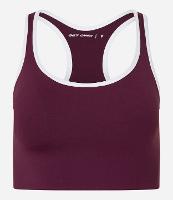 Top Esportivo Nadador sem Bojo em Microfibra com Frisos Contrastantes - 1