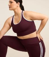 Top Esportivo Nadador sem Bojo em Microfibra com Frisos Contrastantes - 3