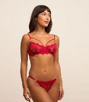 Calcinha String Fio em Renda Diferenciada com Laterais Finas - 1