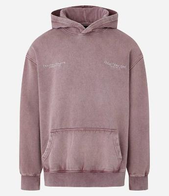 Casaco Relaxed em Moletom com Estampa Lettering