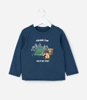 Camiseta Infantil com Estampa Interativa de Cabaninha - Tam- 1 a 6 Anos - 1
