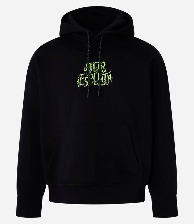 Casaco Boxy em Fleece com Estampa Bob Esponja Psicodélico - 1