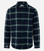 Camisa Regular em Flanela com Estampa Xadrez - 1