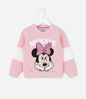 Casaco Infantil em Moletom com Estampa Minnie - Tam 2 a 6 Anos - 1