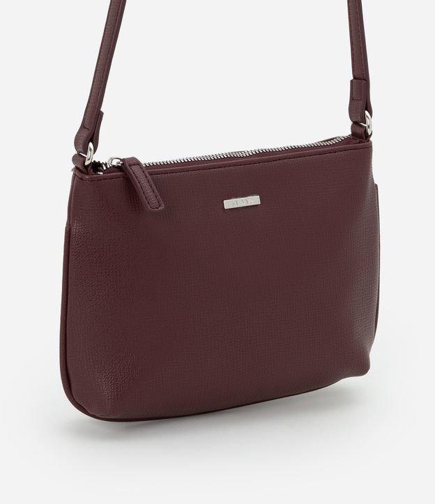 Bolsa Pequena em PU com Alça Transversal e Fechamento em Zíper - 1