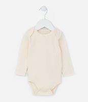 Body Infantil Básico com Textura Canelada - Tam RN a 18 meses - 1