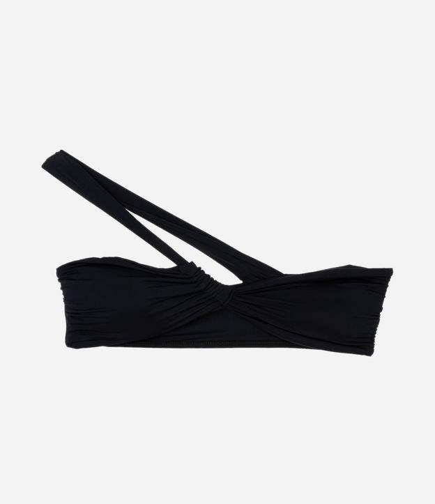 Biquíni Top Bandeau em Microfibra com Alça Transpassada - 1