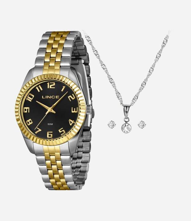 Kit Relógio Analógico Feminino Lince  - 1