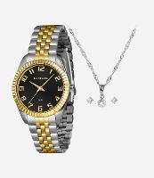 Kit Relógio Analógico Feminino Lince  - 1