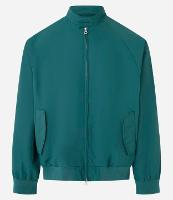 Jaqueta Bomber com Lapela e Estampa Bordada Lettering - 1