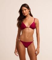 Biquíni Calcinha String em Microfibra Canelada com Aviamentos - 2